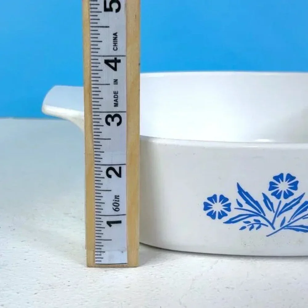 Vintage Corning (A-2-B) 2 Liter‎ Blue Cornflower Casserole Dish